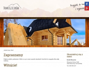 Piękne domy w Tatrach